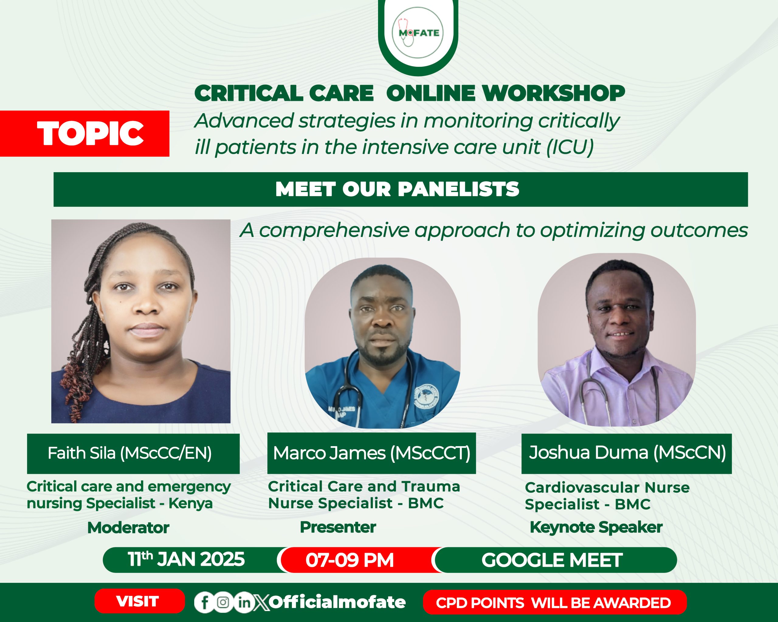 CRITICAL CARE ONLINE SESSION