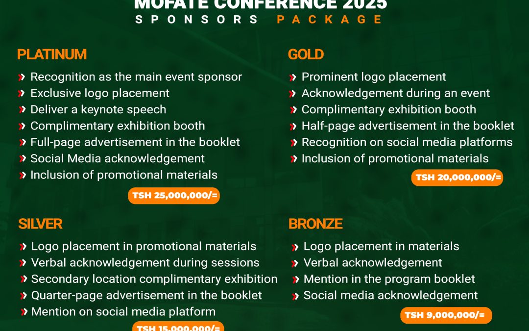 SPECIAL SPONSORSHIP PACKAGE FOR A SCIENTIFIC CONFERENCE