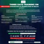 Invitation to Three-Day Training: Integration of Technologies in Health