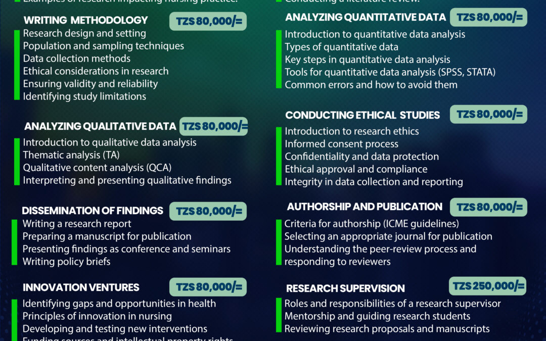 INVITATION TO JOIN NURSING RESEARCH TRAINING PROGRAM